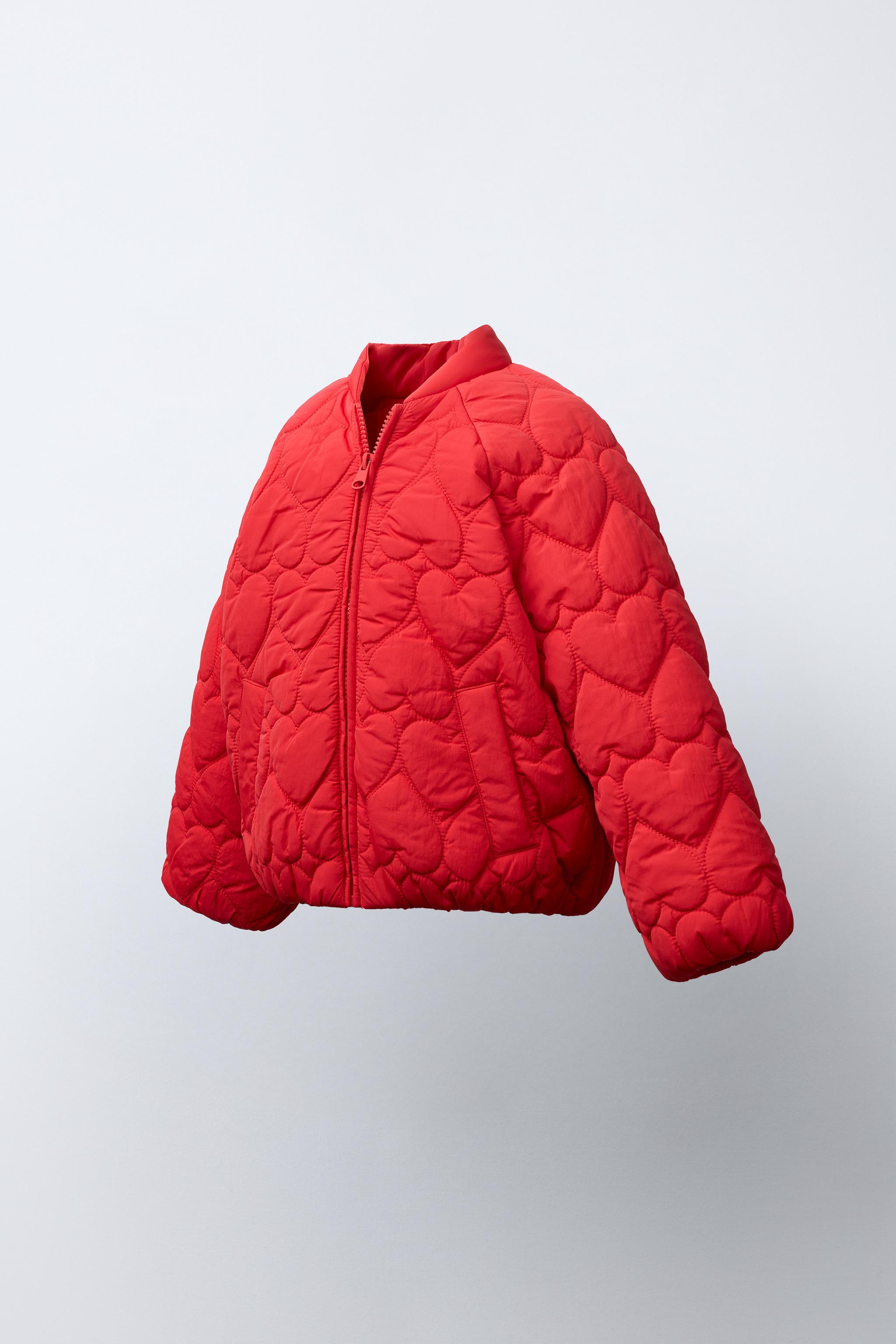 BLOUSON MATELASSÉ CŒURS